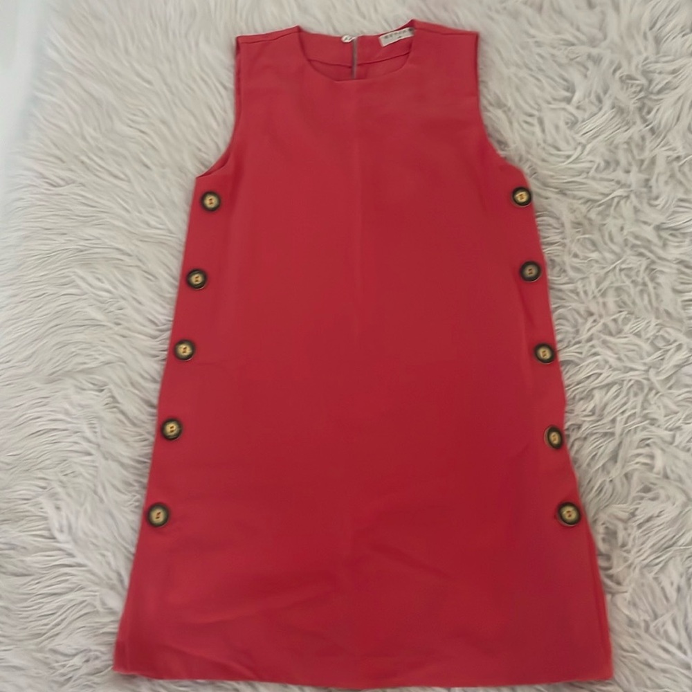 SALE Women’s Midi Dress, Salmon Color, Size Medium. NWOT